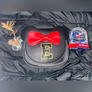 Minnie Mouse Black and Red Bow Kids Bag